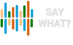SAY WHAT?