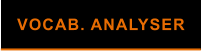 VOCAB. ANALYSER