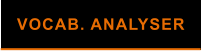 VOCAB. ANALYSER